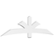 Ekena Millwork Davenport Architectural Grade PVC Gable Bracket, 96"W x 24"H x 2"D x 6"F, 6/12 Pitch GBP096X24X0206DAV00 - alternate 1